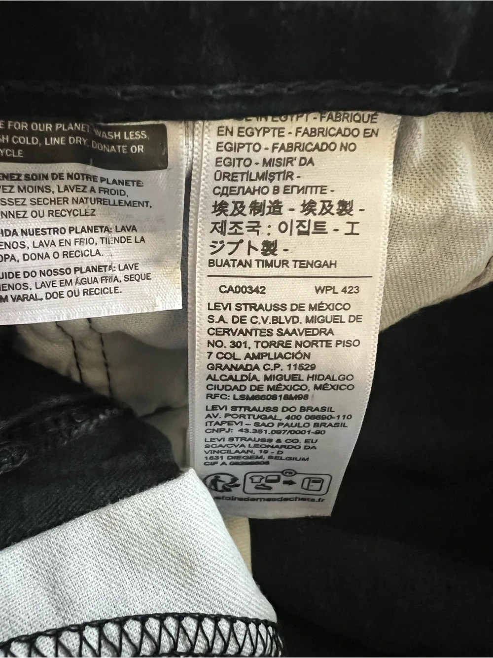 Levi's Men's Black Straight Jeans 511